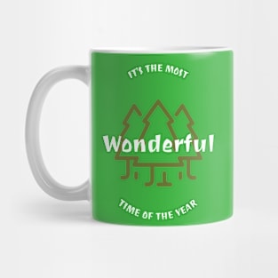 Wonderful Time Christmas Present T-Shirt Mug